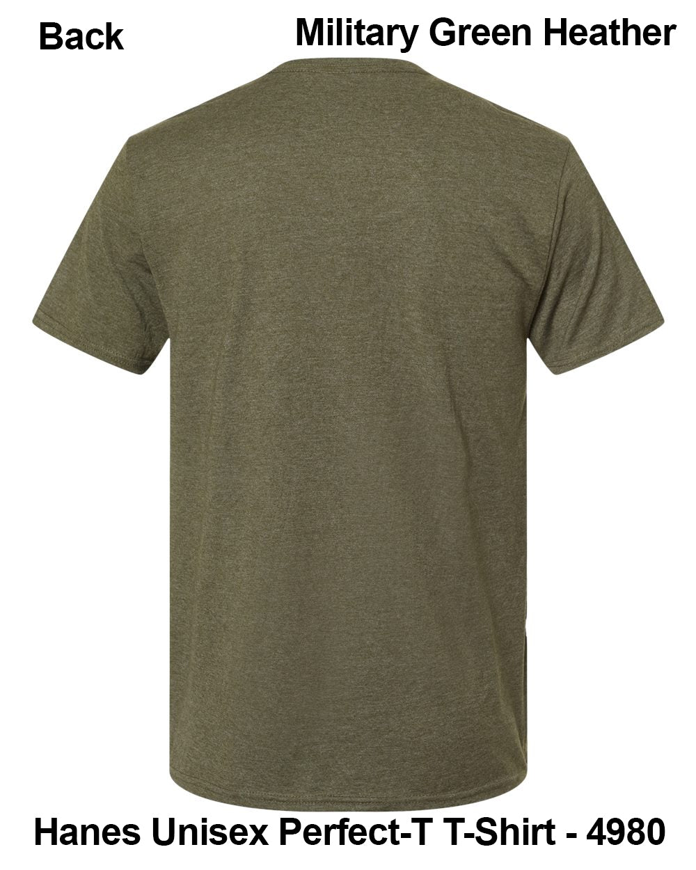 Customize Unisex T-shirt Print Hanes Perfect TEE 4980