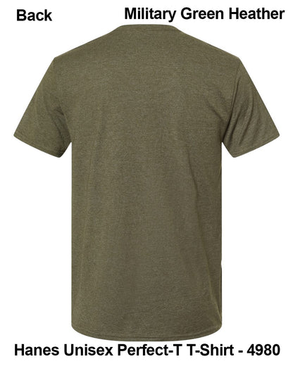 Customize Unisex T-shirt Print Hanes Perfect TEE 4980