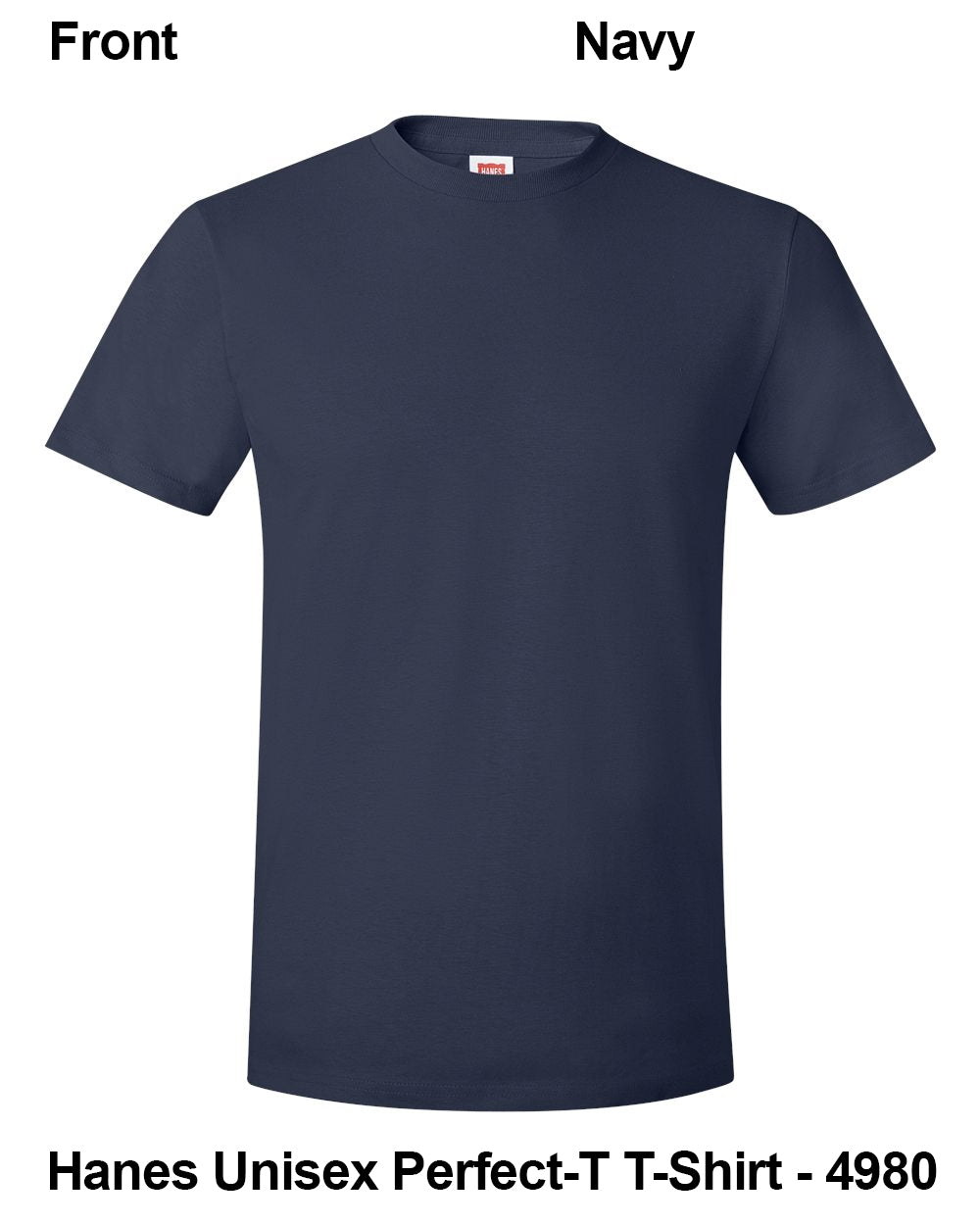 Customize Unisex T-shirt Print Hanes Perfect TEE 4980
