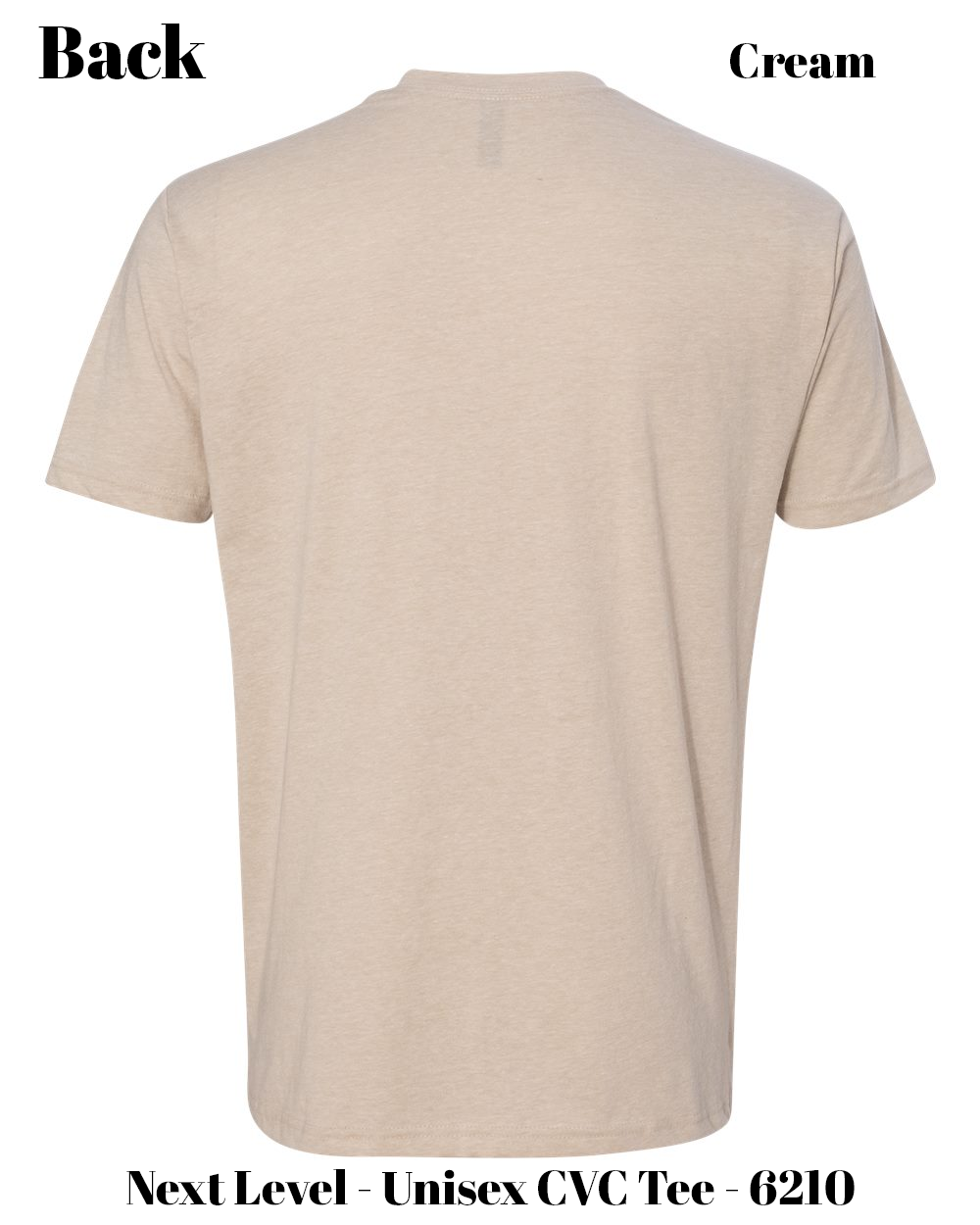 Custom Next Level 6210 Wrinkle Resistant DTF, for personalized DTF shirt printing