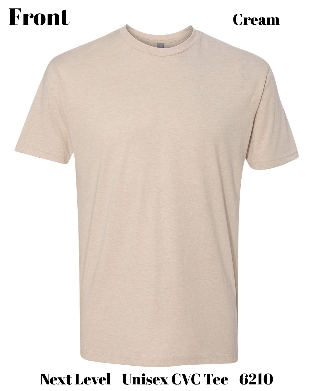 Custom Next Level 6210 Wrinkle Resistant DTF, for personalized DTF shirt printing