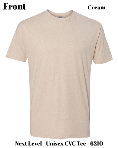 Custom Next Level 6210 Wrinkle Resistant DTF, for personalized DTF shirt printing