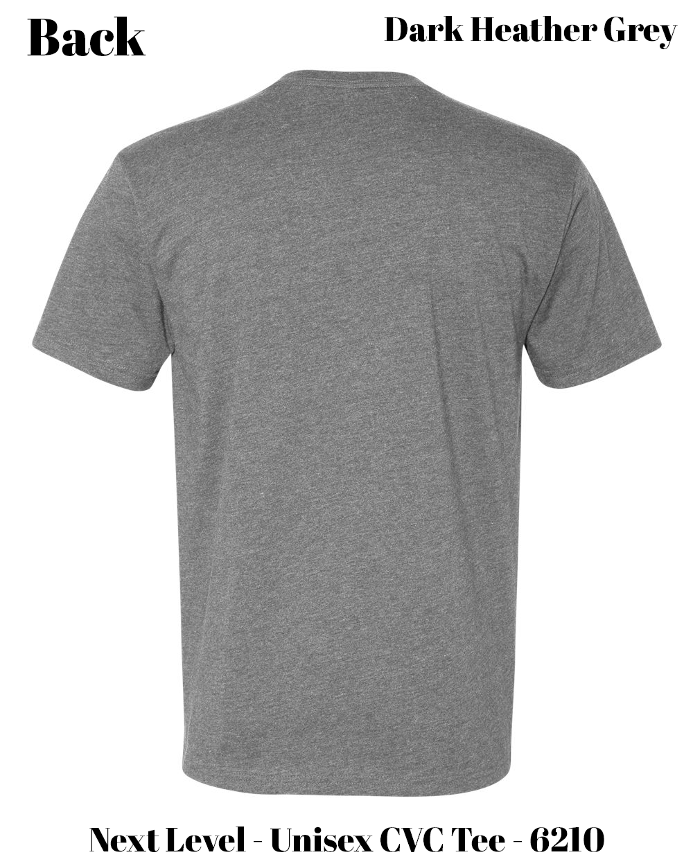 Custom Next Level 6210 Wrinkle Resistant DTF, for personalized DTF shirt printing