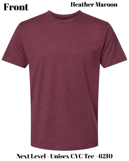 Custom Next Level 6210 Wrinkle Resistant DTF, for personalized DTF shirt printing