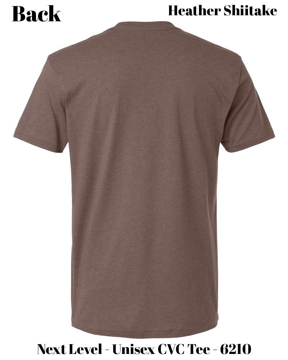 Custom Next Level 6210 Wrinkle Resistant DTF, for personalized DTF shirt printing