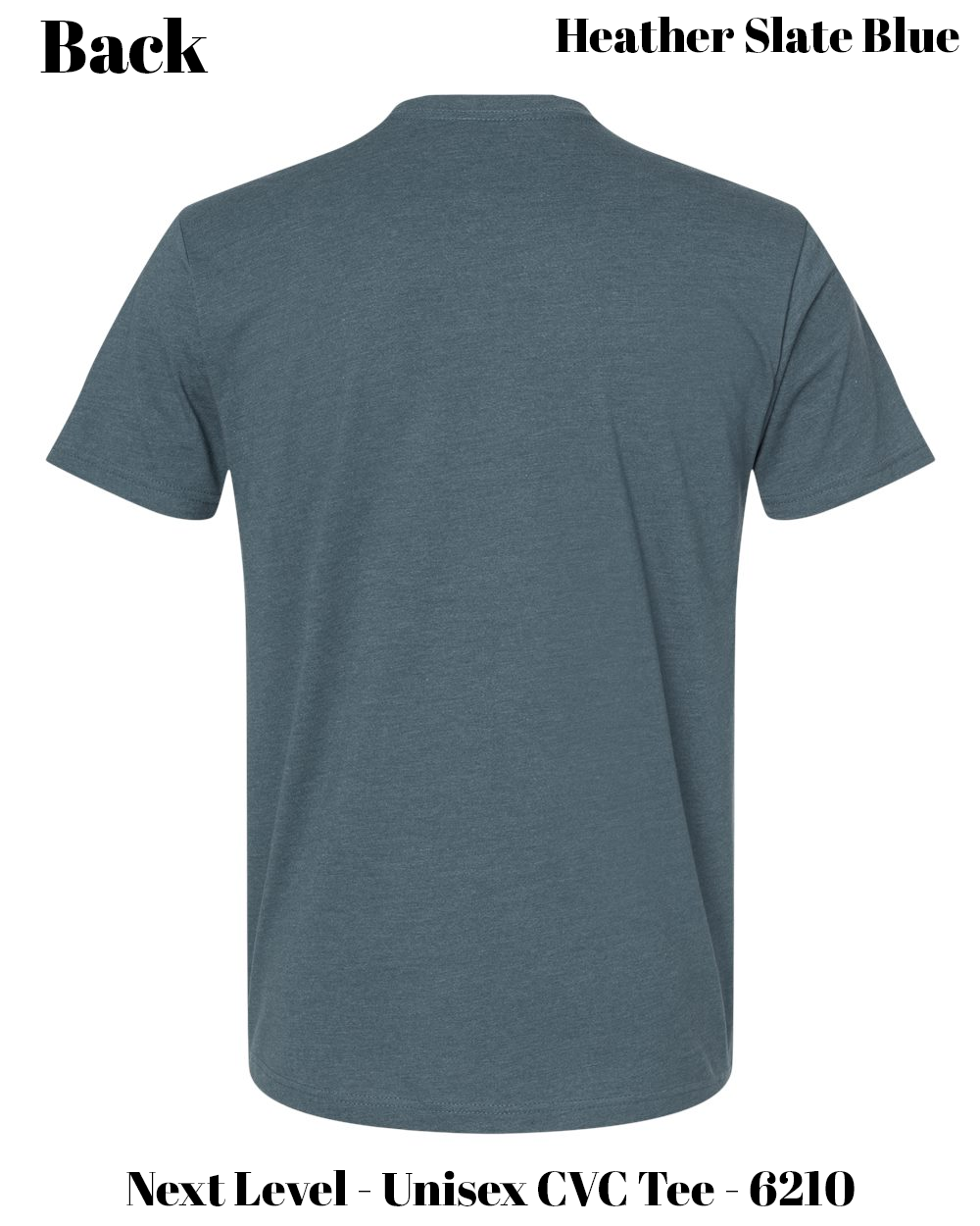 Custom Next Level 6210 Wrinkle Resistant DTF, for personalized DTF shirt printing