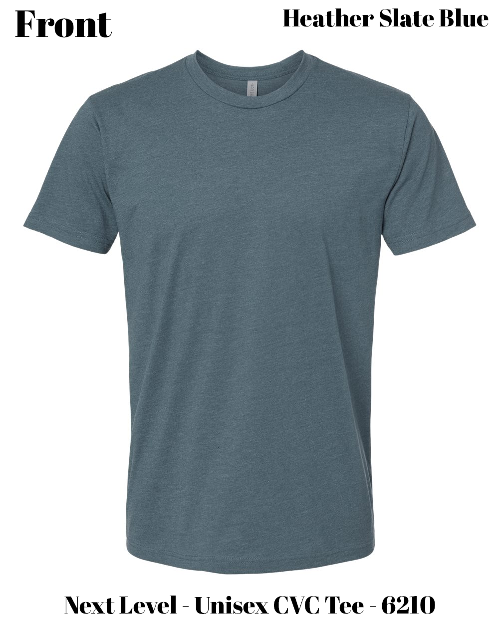 Custom Next Level 6210 Wrinkle Resistant DTF, for personalized DTF shirt printing