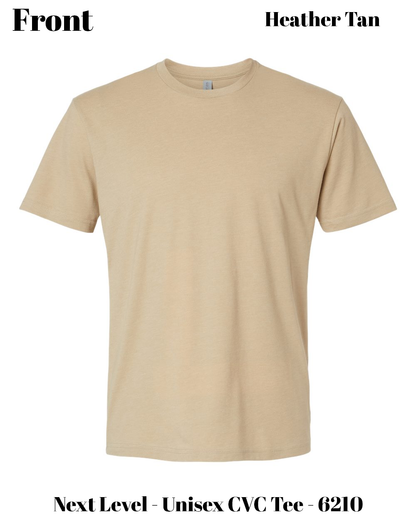 Custom Next Level 6210 Wrinkle Resistant DTF, for personalized DTF shirt printing