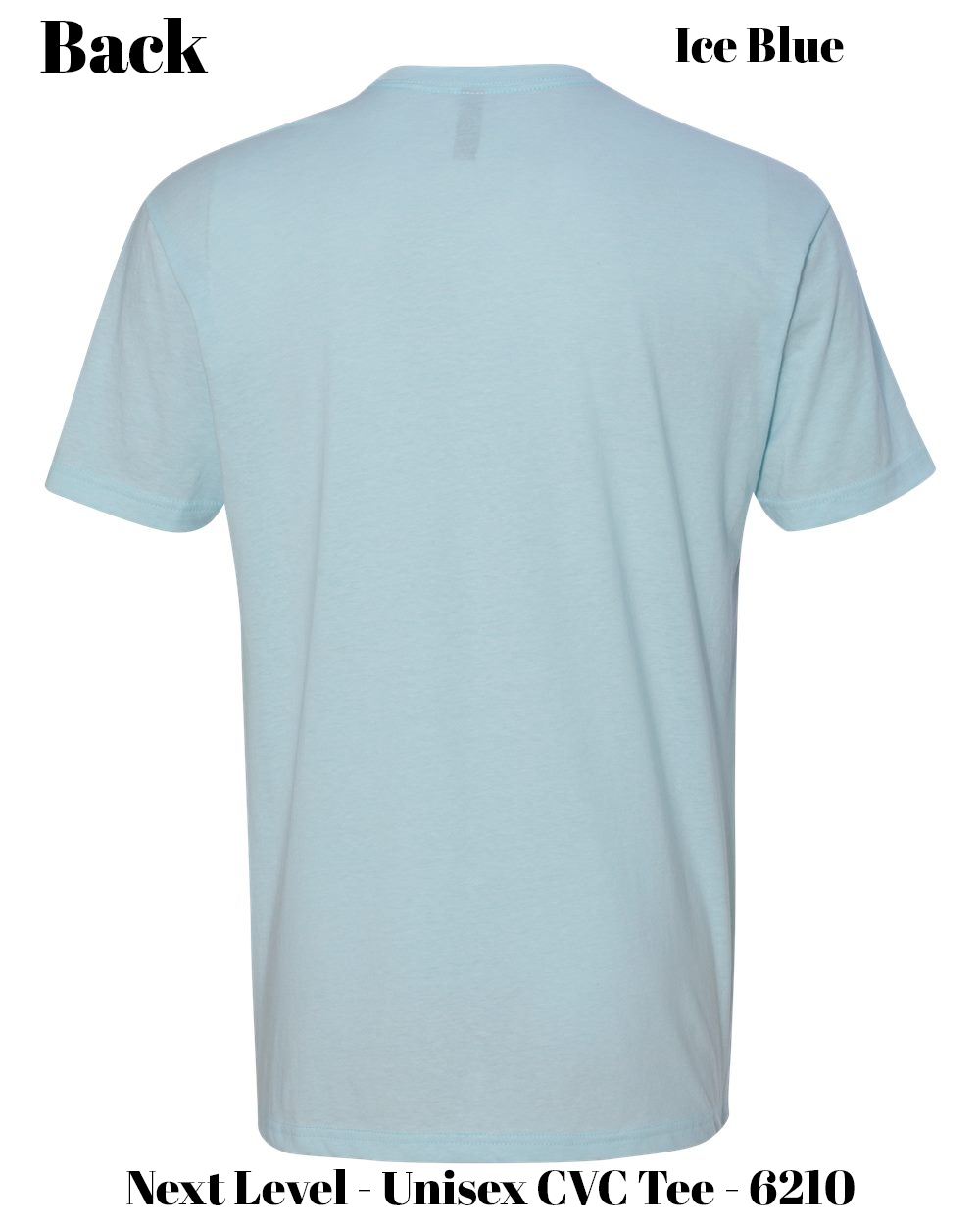 Custom Next Level 6210 Wrinkle Resistant DTF, for personalized DTF shirt printing