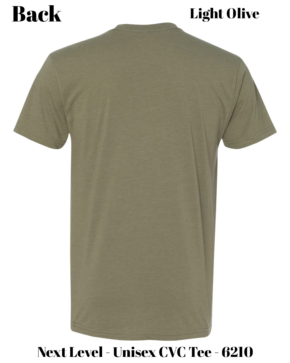 Custom Next Level 6210 Wrinkle Resistant DTF, for personalized DTF shirt printing