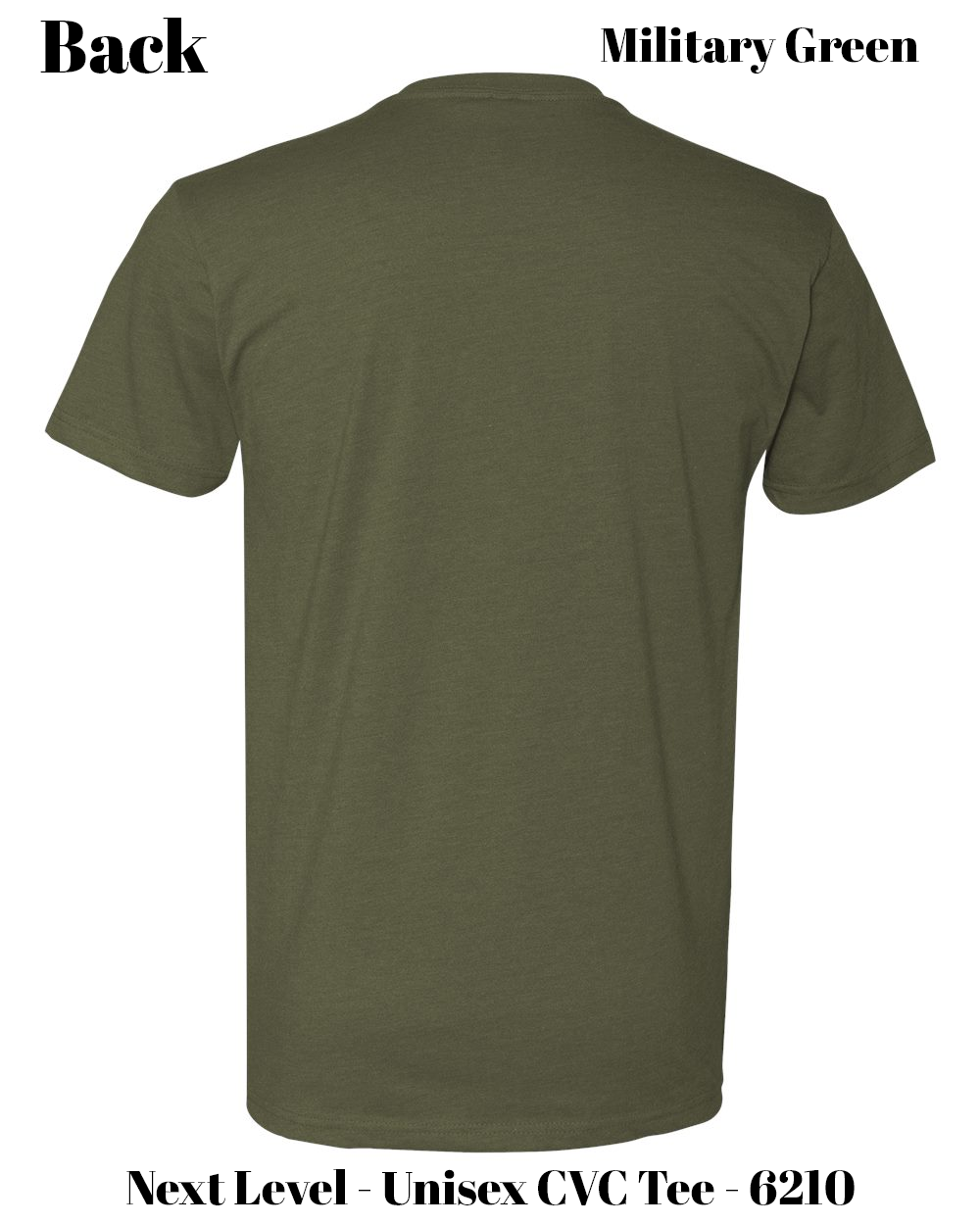 Custom Next Level 6210 Wrinkle Resistant DTF, for personalized DTF shirt printing