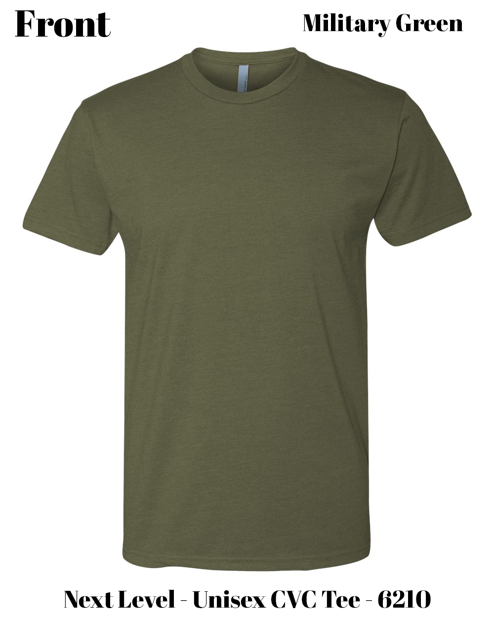 Custom Next Level 6210 Wrinkle Resistant DTF, for personalized DTF shirt printing