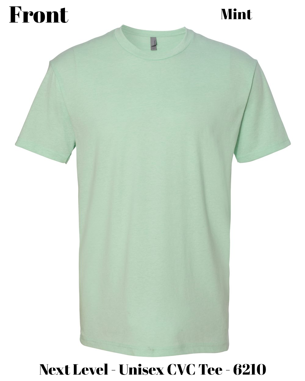 Custom Next Level 6210 Wrinkle Resistant DTF, for personalized DTF shirt printing