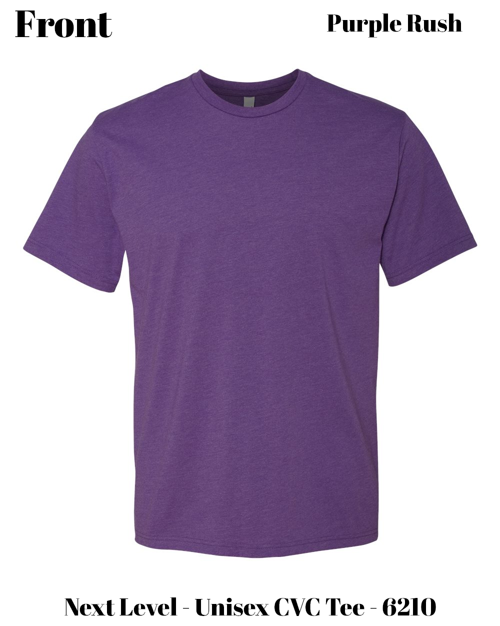 Custom Next Level 6210 Wrinkle Resistant DTF, for personalized DTF shirt printing