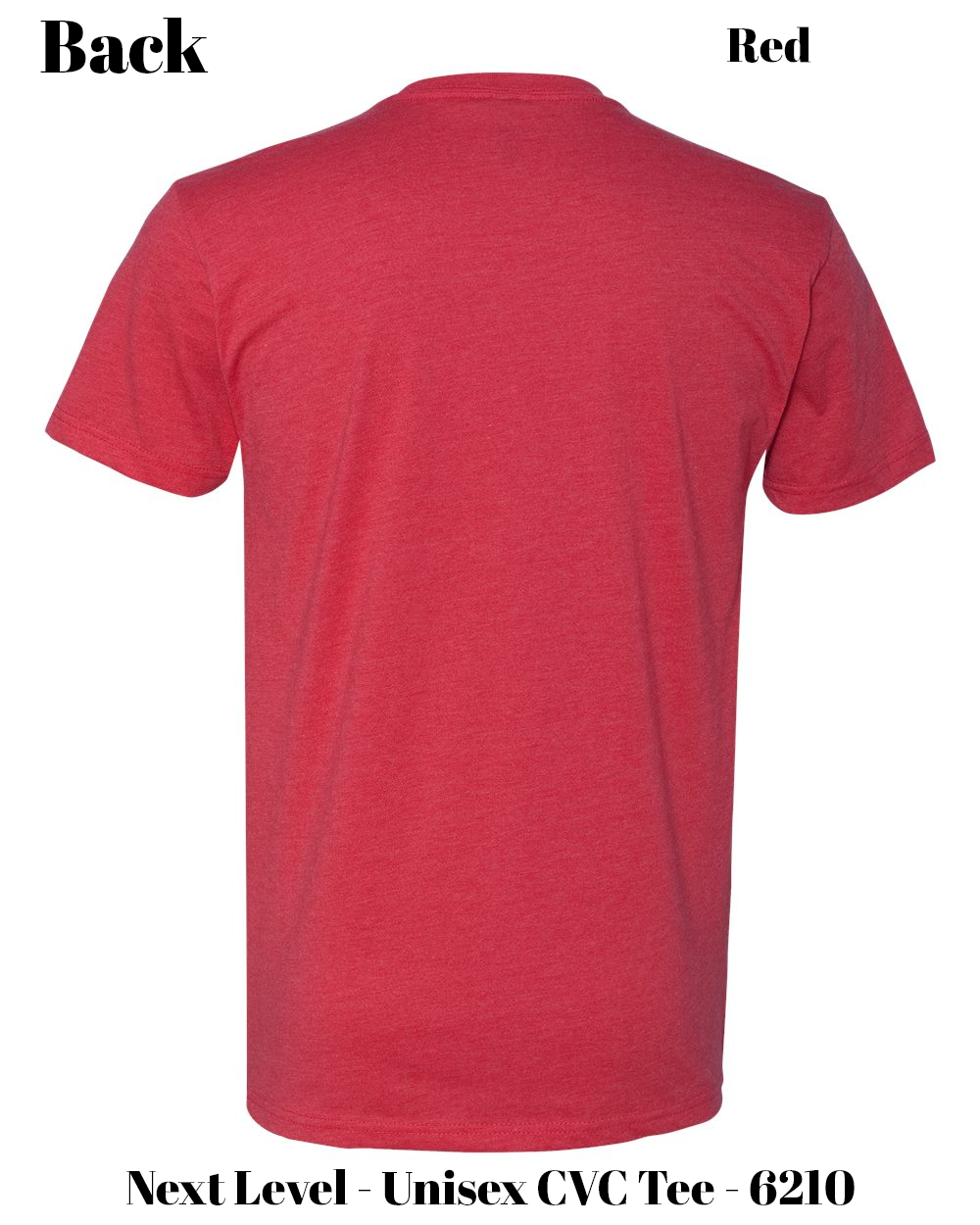 Custom Next Level 6210 Wrinkle Resistant DTF, for personalized DTF shirt printing