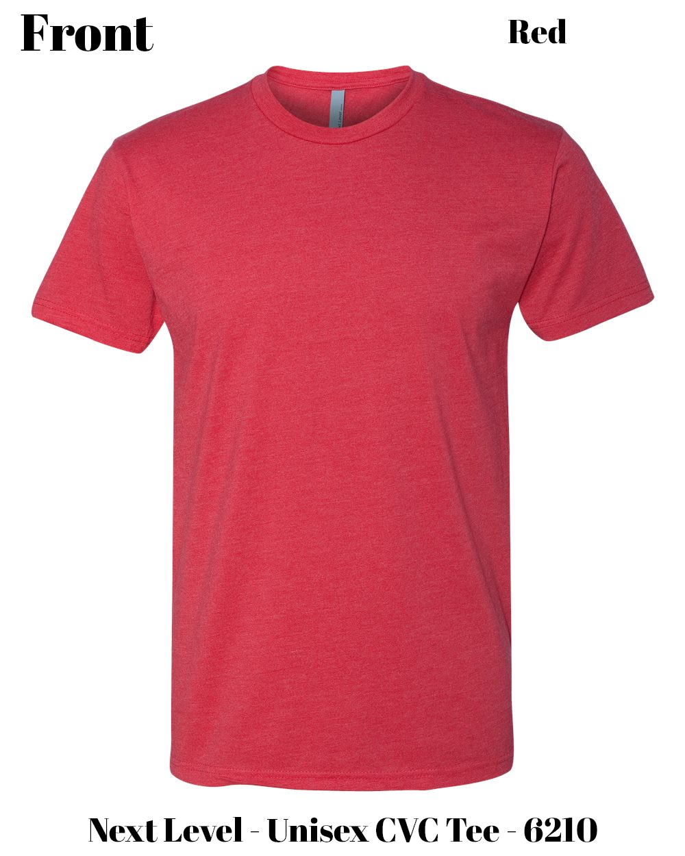 Custom Next Level 6210 Wrinkle Resistant DTF, for personalized DTF shirt printing