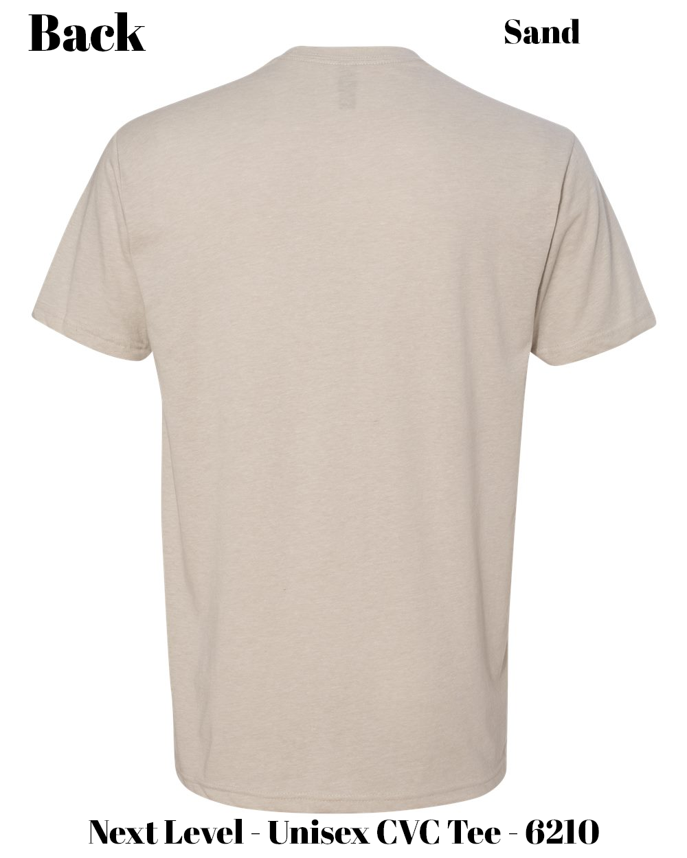 Custom Next Level 6210 Wrinkle Resistant DTF, for personalized DTF shirt printing