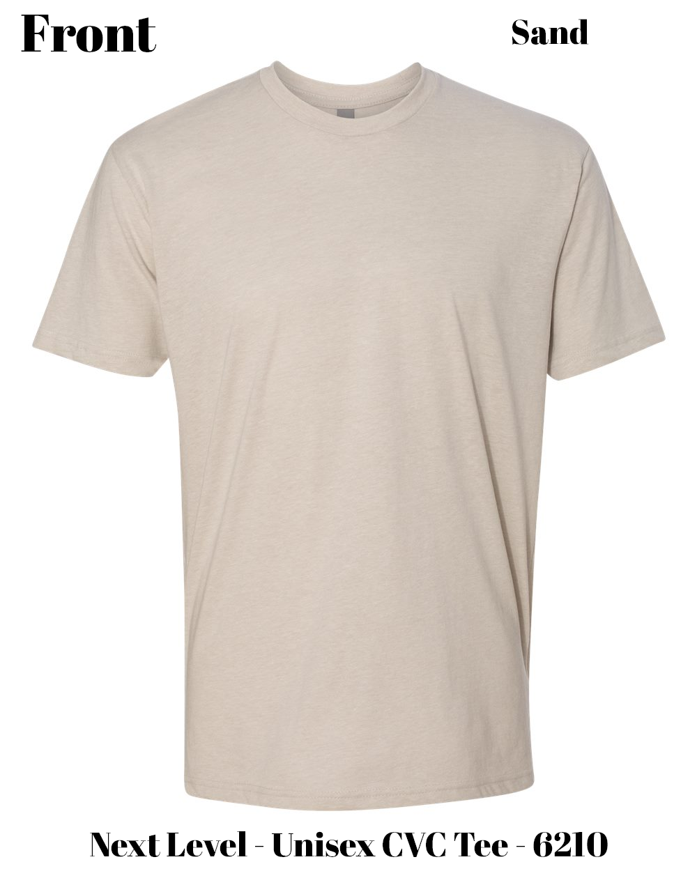 Custom Next Level 6210 Wrinkle Resistant DTF, for personalized DTF shirt printing