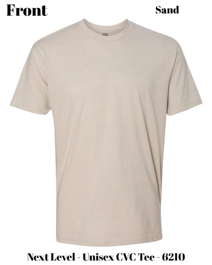 Custom Next Level 6210 Wrinkle Resistant DTF, for personalized DTF shirt printing
