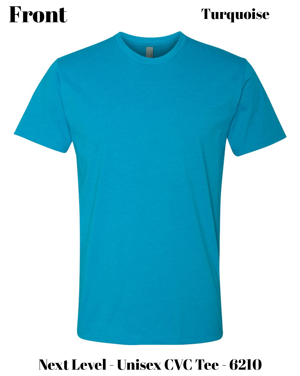 Custom Next Level 6210 Wrinkle Resistant DTF, for personalized DTF shirt printing