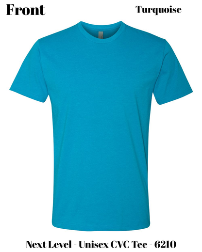 Custom Next Level 6210 Wrinkle Resistant DTF, for personalized DTF shirt printing