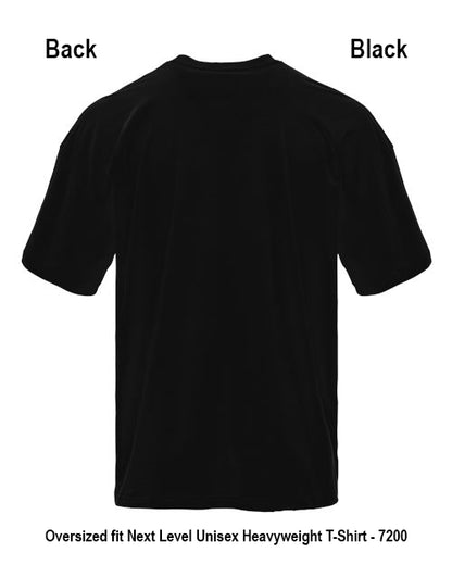 Custom T-shirt Oversized fit Next Level Unisex Heavyweight T-Shirt - 7200 DTF