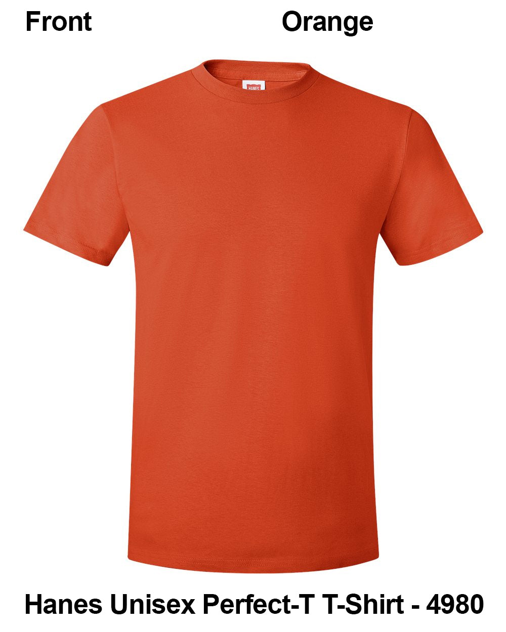 Customize Unisex T-shirt Print Hanes Perfect TEE 4980
