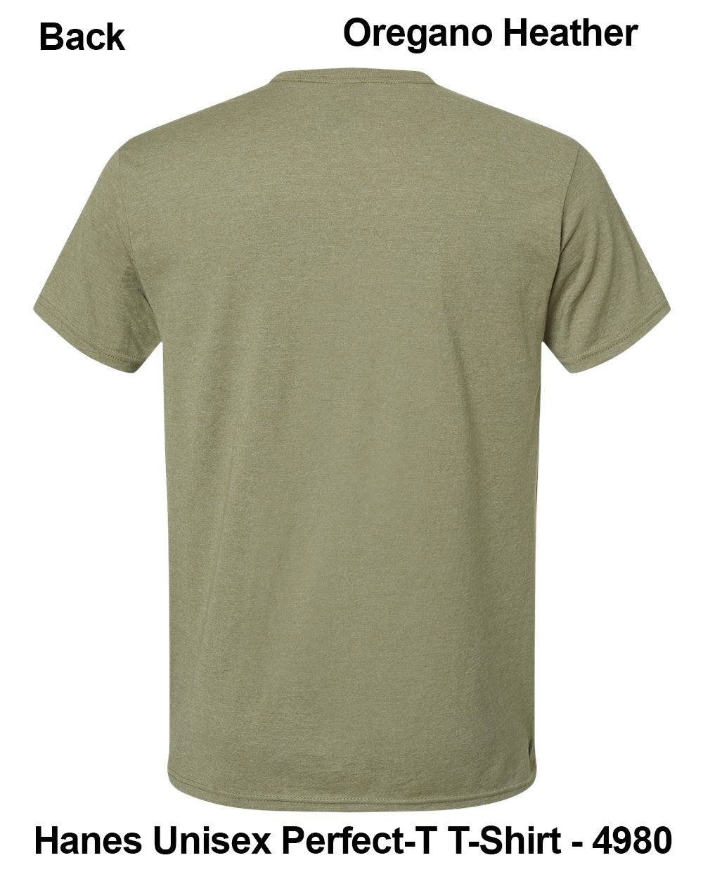 Customize Unisex T-shirt Print Hanes Perfect TEE 4980