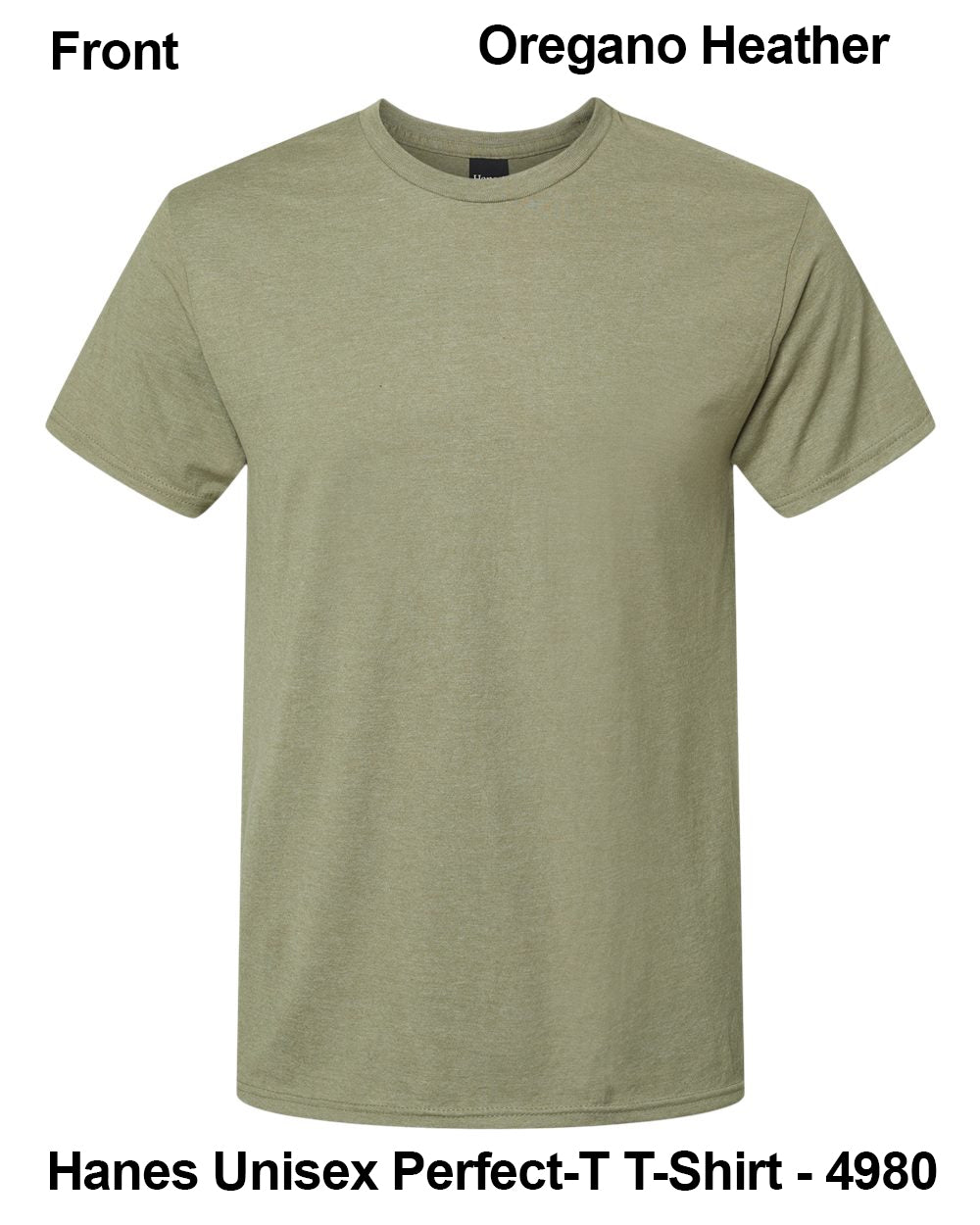 Customize Unisex T-shirt Print Hanes Perfect TEE 4980