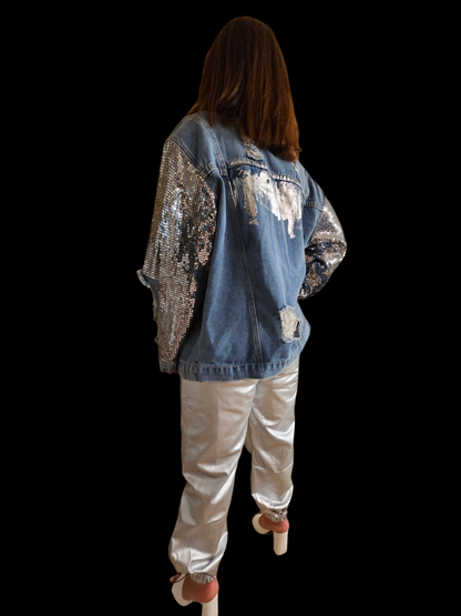 Silver Denim jacket