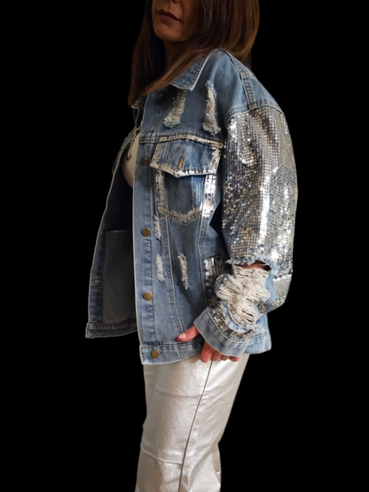 Silver Denim jacket