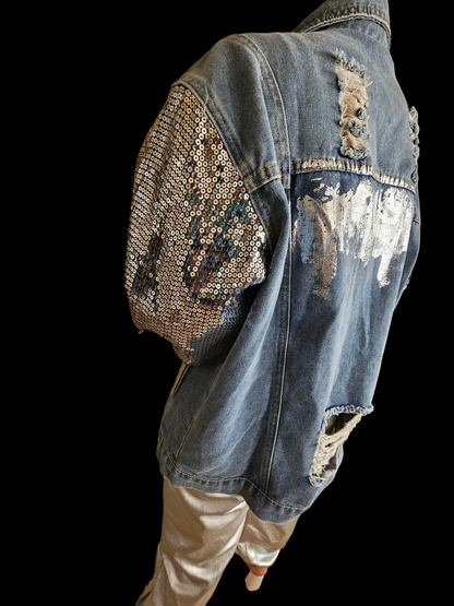 Silver Denim jacket