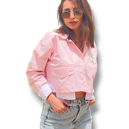 TJ Blush Crop Shirt