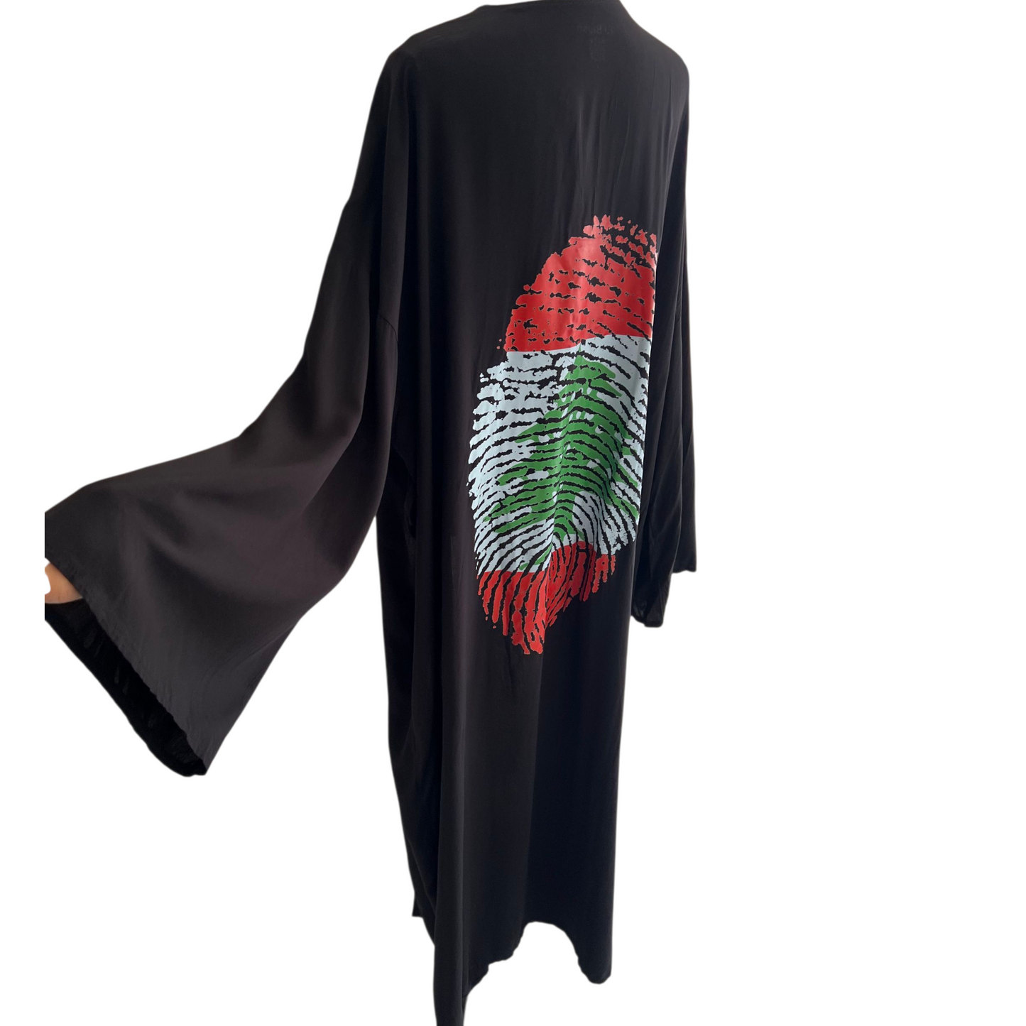 TJ Blush Lebanon finger print Cardigan