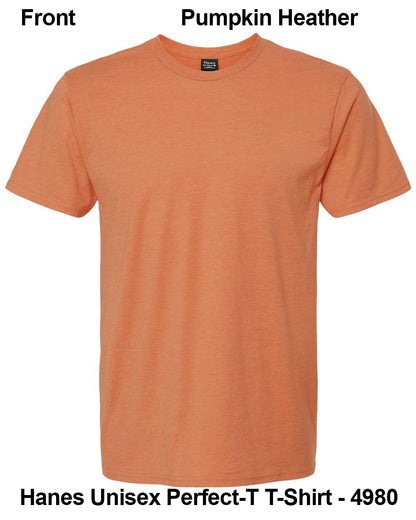 Customize Unisex T-shirt Print Hanes Perfect TEE 4980