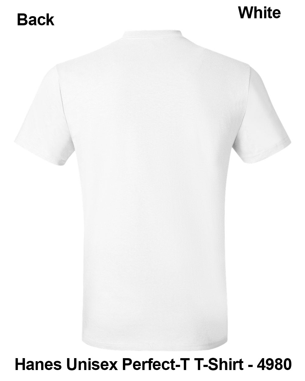 Customize Unisex T-shirt Print Hanes Perfect TEE 4980