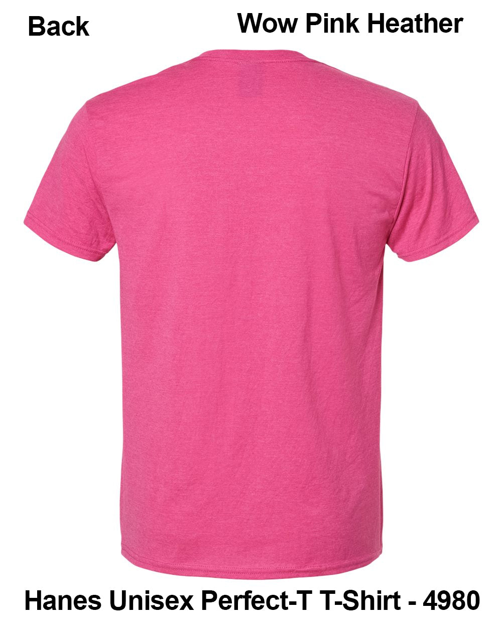 Customize Unisex T-shirt Print Hanes Perfect TEE 4980
