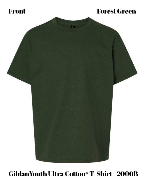 Custom t-shirt Gildan Youth Ultra Cotton® T-Shirt - 2000B