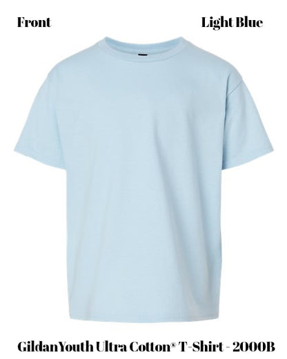 Custom t-shirt Gildan Youth Ultra Cotton® T-Shirt - 2000B