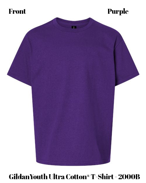 Custom t-shirt Gildan Youth Ultra Cotton® T-Shirt - 2000B