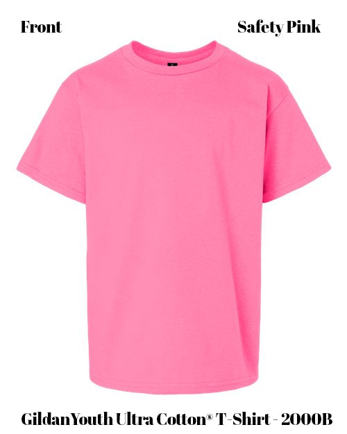 Custom t-shirt Gildan Youth Ultra Cotton® T-Shirt - 2000B