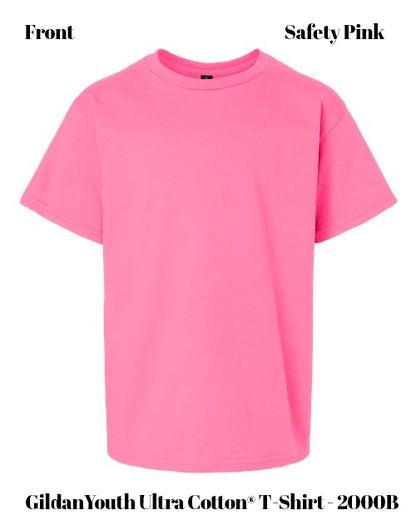 Custom t-shirt Gildan Youth Ultra Cotton® T-Shirt - 2000B