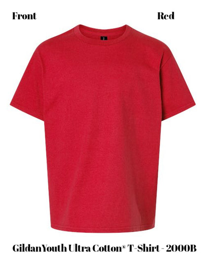 Custom t-shirt Gildan Youth Ultra Cotton® T-Shirt - 2000B