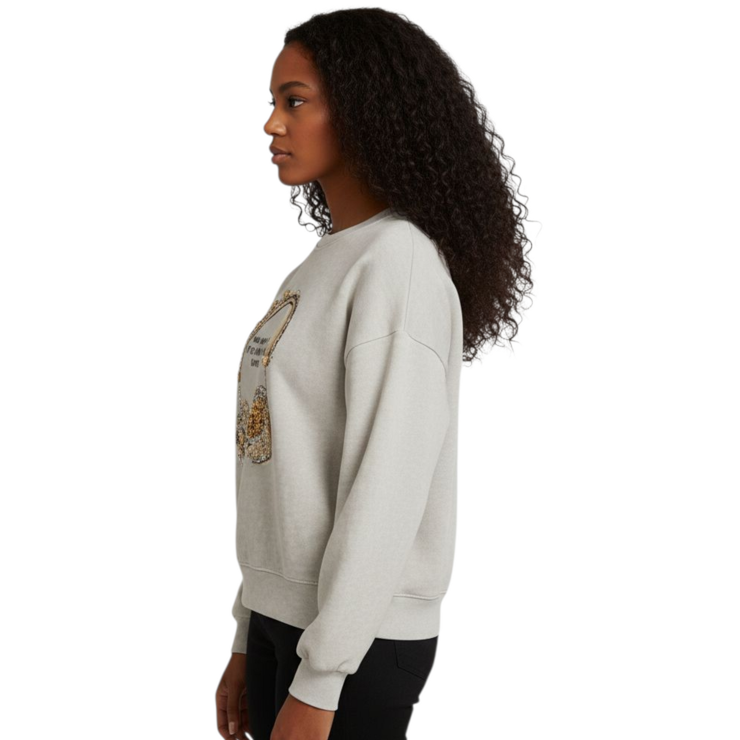 TJ Blush headphones sweater