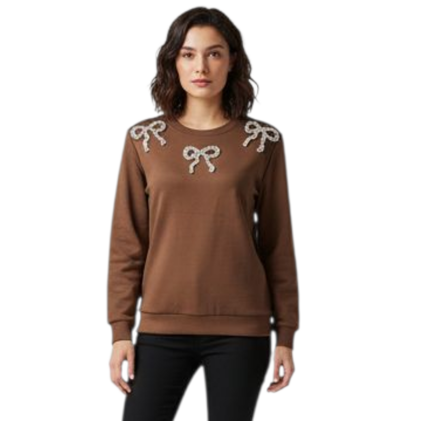 TJ Blush Bow Tie sweater