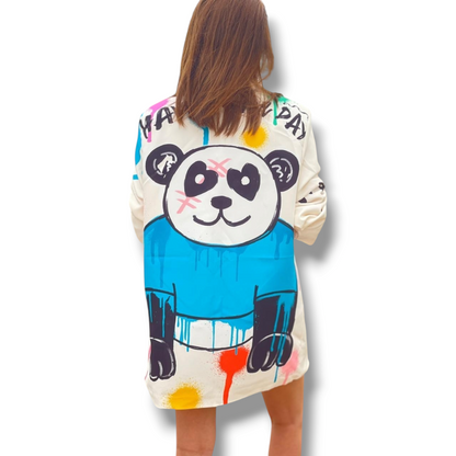 TJ Blush Panda blazer