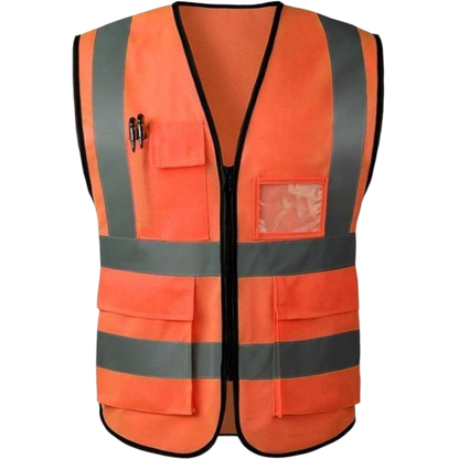 Reflective Safety Vest Custom Logo